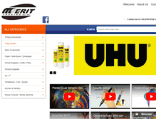 Tablet Screenshot of merit-trading.com